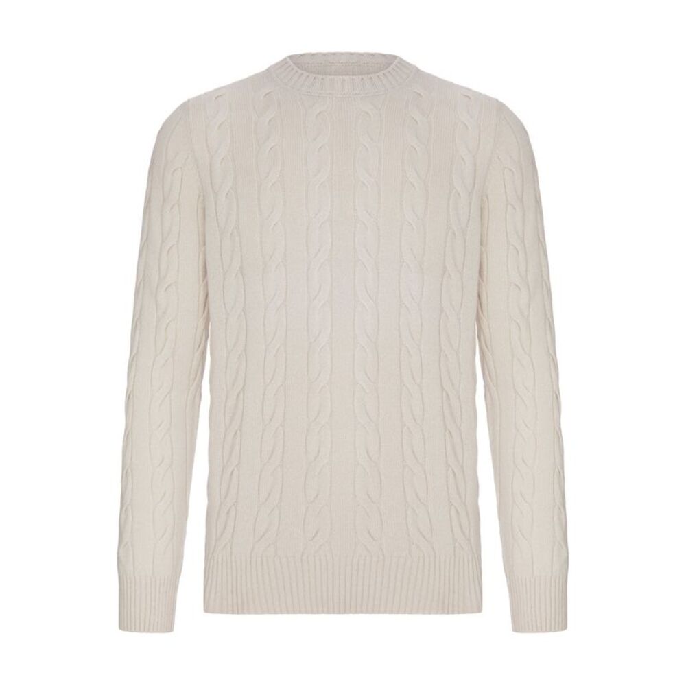 Nome G Men Crew Neck Cable Knit Sweater